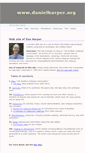 Mobile Screenshot of danielharper.org