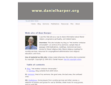 Tablet Screenshot of danielharper.org